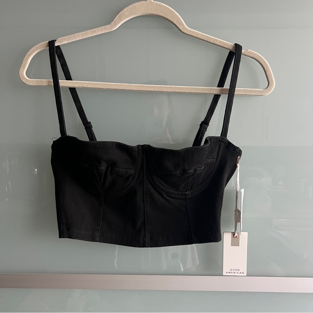 Black Bustier Top Good American